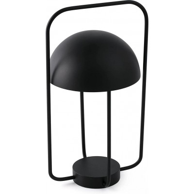 Lampada da tavolo 3W Forma Sferica 31×17 cm. Led portatile Soggiorno, sala da pranzo e atrio. Stile moderno. Metallo. Colore nero