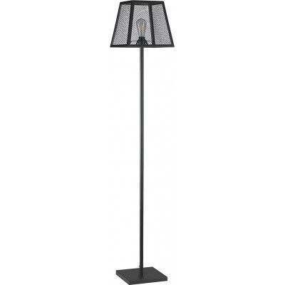 Lampada da pavimento Forma Rettangolare 170×30 cm. Soggiorno, sala da pranzo e camera da letto. Stile moderno. Metallo. Colore nero