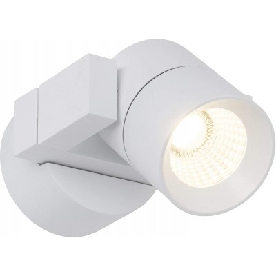 155,95 € Free Shipping | Flood and spotlight 4W Cylindrical Shape 10×9 cm. Adjustable LED Terrace, garden and public space. Aluminum and Glass. White Color
