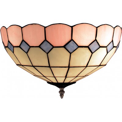 Lámpara de techo Forma Esférica 40×40 cm. Salón, comedor y dormitorio. Estilo diseño. Cristal. Color crema