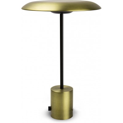 203,95 € Free Shipping | Table lamp 12W 3000K Warm light. Round Shape LED Living room, dining room and lobby. Metal casting. Golden Color