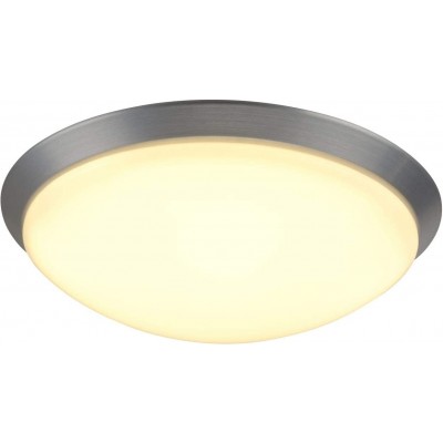 171,95 € Envio grátis | Luz de teto interna 34W 46×46 cm. Alumínio e pmma. Cor alumínio