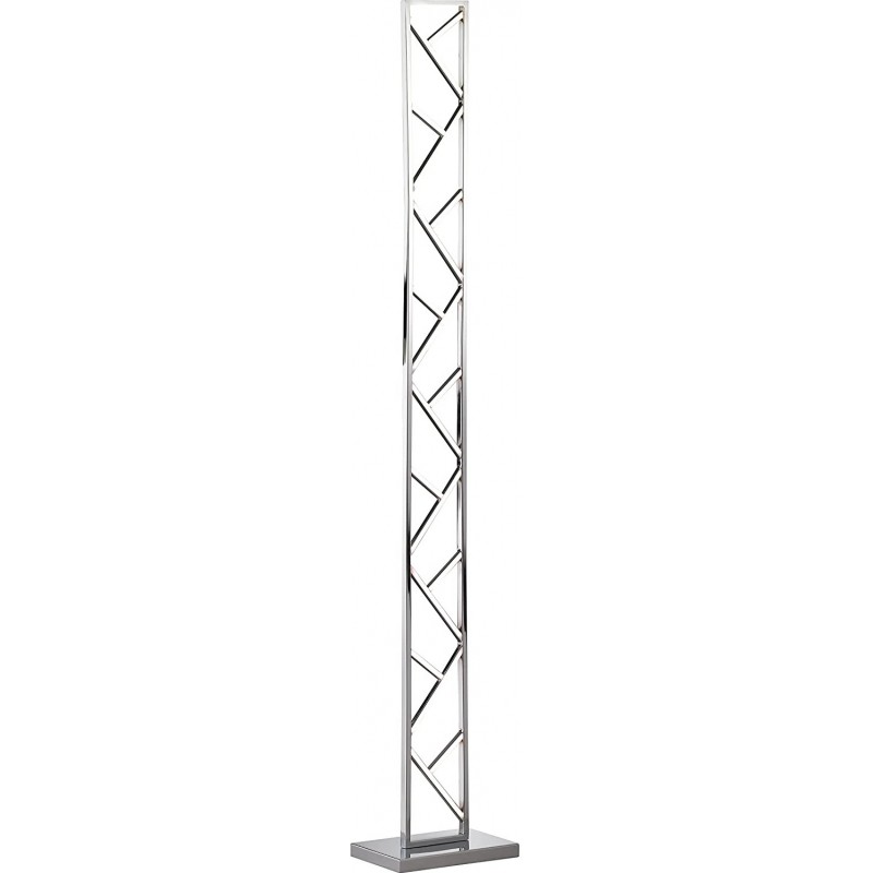 151,95 € Kostenloser Versand | Stehlampe 23W 130×22 cm. Pmma und metall. Silber Farbe