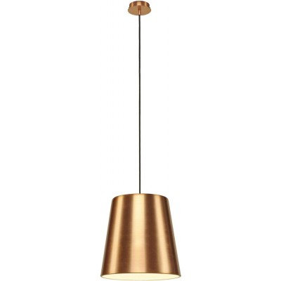 Lámpara colgante 60W Forma Cónica 31×31 cm. LED Salón, dormitorio y vestíbulo. Estilo moderno. Acero y Aluminio. Color dorado
