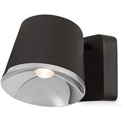 Projecteur d'intérieur 7W Façonner Conique LED Salle à manger, chambre et hall. Style moderne. Aluminium. Couleur noir