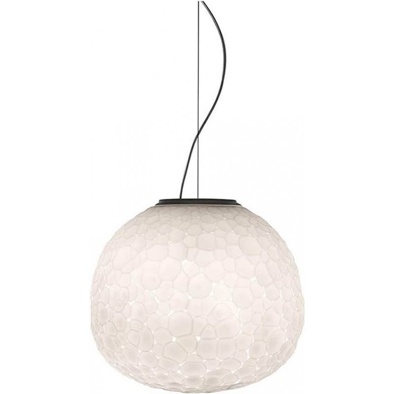 144,95 € Free Shipping | Hanging lamp 48W Spherical Shape 180×15 cm. Living room, dining room and bedroom. Aluminum. White Color