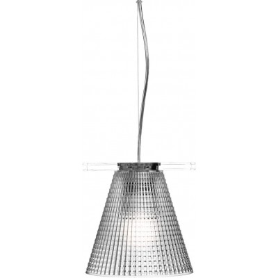 175,95 € Free Shipping | Hanging lamp 5W Conical Shape 20×18 cm. Living room, bedroom and lobby. Crystal and PMMA