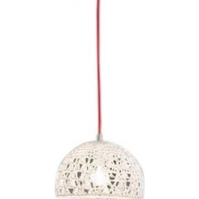Hanging lamp 5W Spherical Shape 21×21 cm. Dining room, bedroom and lobby. White Color