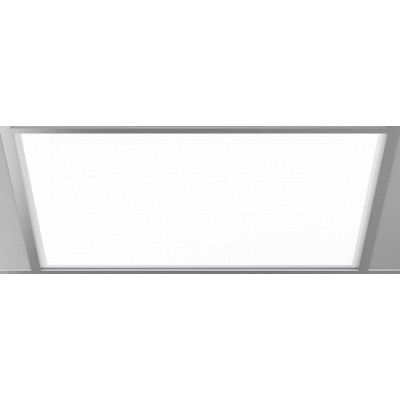 Iluminación empotrable 10W Forma Rectangular 10×8 cm. LED Salón, comedor y dormitorio. Vidrio. Color aluminio