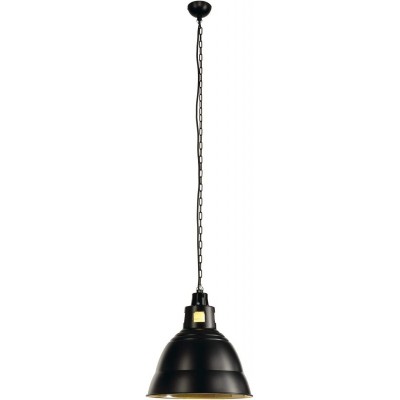 Hanging lamp 20W Spherical Shape 38×38 cm. Living room, bedroom and lobby. Modern and cool Style. Aluminum. Black Color