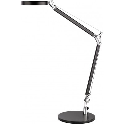 164,95 € Free Shipping | Desk lamp Extended Shape Articulable Living room, bedroom and lobby. Metal casting. Black Color