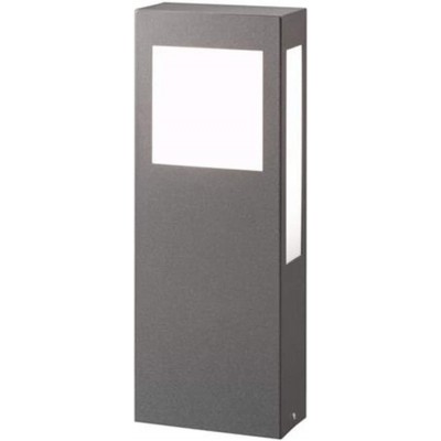 Balise lumineuse Façonner Rectangulaire 40×16 cm. Salle, chambre et hall. Couleur gris