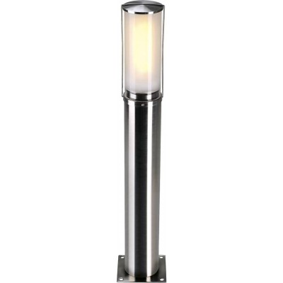 Leuchtfeuer 15W Zylindrisch Gestalten 51×17 cm. LED Terrasse, garten und öffentlicher raum. Rostfreier Stahl und Polycarbonat. Grau Farbe
