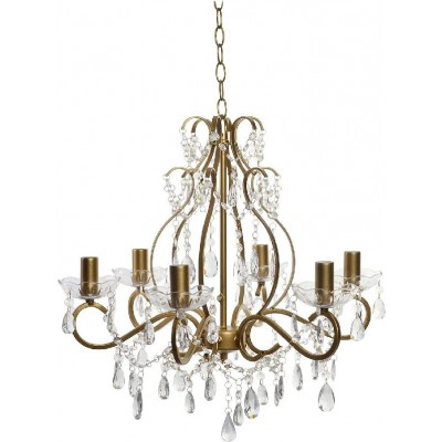 177,95 € Free Shipping | Chandelier 61×47 cm. Living room, dining room and bedroom. Golden Color