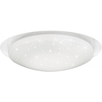 Indoor ceiling light Reality 28W Round Shape 72×72 cm. Living room, bedroom and lobby. PMMA. White Color