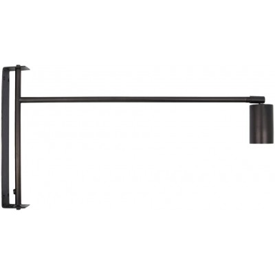 Aplique de pared interior 6W 34×18 cm. Color negro