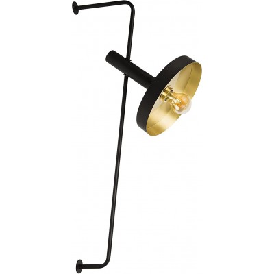 Настенный светильник для дома 15W Круглый Форма 84×43 cm. Гостинная, столовая и спальная комната. Стали. Чернить Цвет