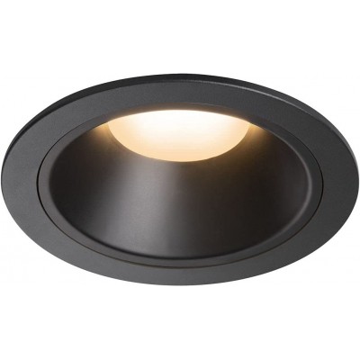 207,95 € Free Shipping | Recessed lighting 37W Round Shape 16×16 cm. LED Living room, dining room and bedroom. Modern Style. Polycarbonate. Black Color
