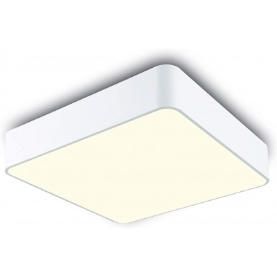 Indoor ceiling light Square Shape 40×40 cm. Living room, dining room and bedroom. Modern Style. Acrylic. White Color