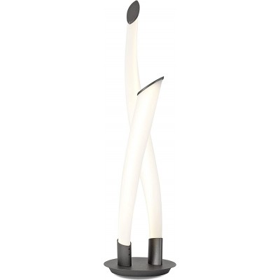 Настольная лампа Удлиненный Форма Двойной регулируемый фокус. дизайн в форме рога Гостинная, столовая и лобби. Современный Стиль. Поликарбонат. Белый Цвет