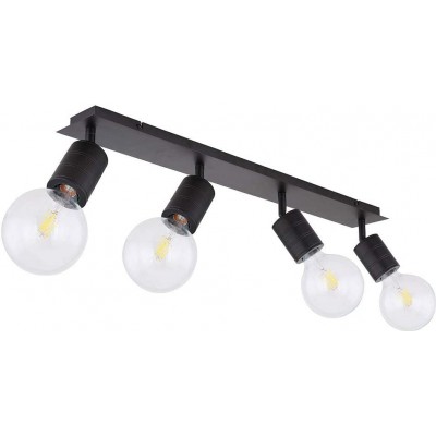 227,95 € Free Shipping | Indoor spotlight 45×45 cm. 4 adjustable spotlights Metal casting. Black Color