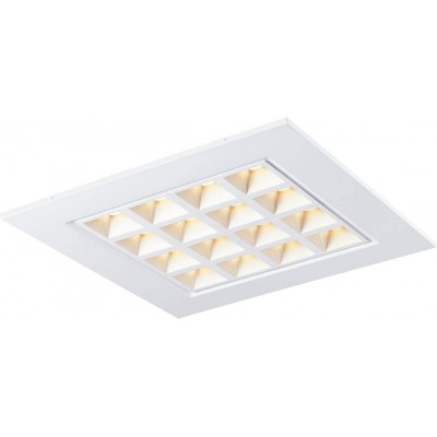 221,95 € Spedizione Gratuita | Illuminazione da incasso 25W 60×60 cm. LED Acciaio e policarbonato. Colore bianca