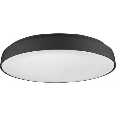 213,95 € Free Shipping | Indoor ceiling light 47W Round Shape 59×59 cm. Living room, dining room and bedroom. PMMA. Black Color