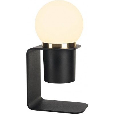 Lampada da tavolo 2W Forma Cilindrica 22×12 cm. LED portatile dimmerabile Soggiorno, sala da pranzo e camera da letto. Alluminio e PMMA. Colore nero