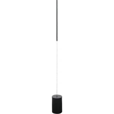 Lámpara colgante Forma Alargada 135×10 cm. Salón, comedor y dormitorio. Color negro