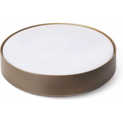 99,95 € Free Shipping | Indoor ceiling light Round Shape 18×18 cm. Living room, dining room and lobby. PMMA. Brown Color