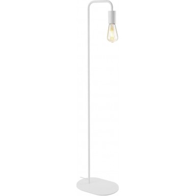 Lámpara de pie 24W Forma Esférica 117×29 cm. Salón, comedor y vestíbulo. Estilo moderno. Acero y Aluminio. Color blanco