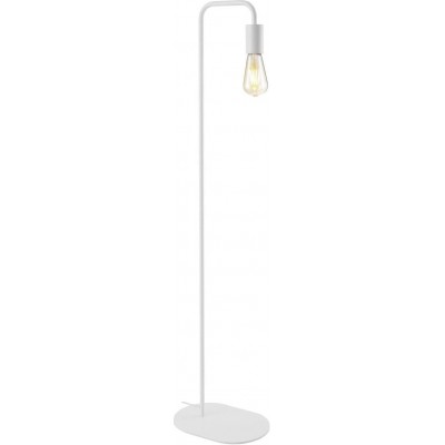 Stehlampe 24W 117×29 cm. Stahl und aluminium. Weiß Farbe