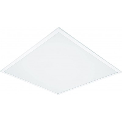 113,95 € Envío gratis | Panel LED 36W Forma Cuadrada 60×60 cm. Salón, dormitorio y vestíbulo. Aluminio. Color blanco