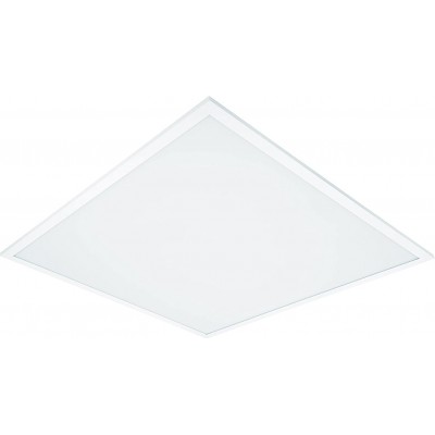 252,95 € Kostenloser Versand | LED-Panel 36W Quadratische Gestalten 60×60 cm. LED Wohnzimmer, esszimmer und empfangshalle. Aluminium. Weiß Farbe