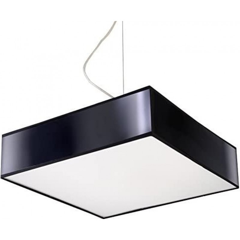 141,95 € Бесплатная доставка | Подвесной светильник 60W 85×35 cm. LED Поликарбонат. Чернить Цвет