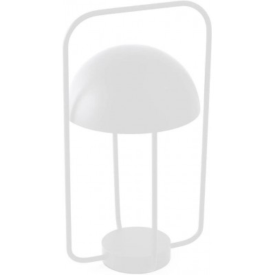 Lampe de table 3W 31×17 cm. Conduit portatif Métal. Couleur blanc