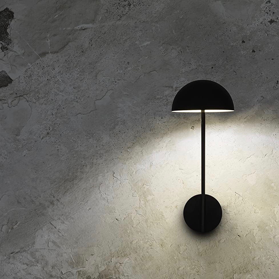 115,95 € Envio grátis | Luz de parede interna 6W 41×18 cm. Metais. Cor preto