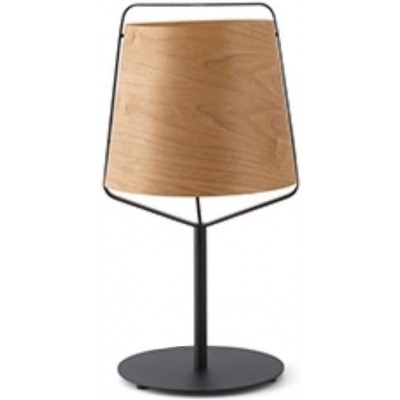 279,95 € Free Shipping | Table lamp 20W Conical Shape Living room, dining room and bedroom. Modern Style. Wood. Brown Color