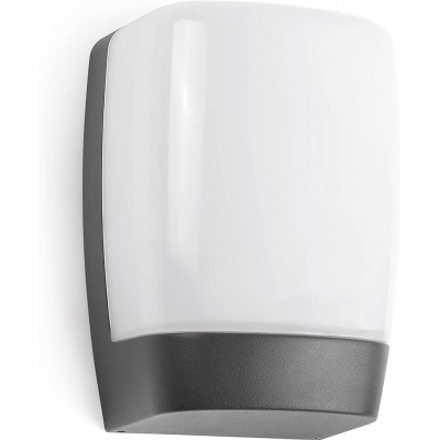 Настенный светильник для дома 8W Прямоугольный Форма 22×14 cm. Гостинная, столовая и лобби. Алюминий. Серый Цвет