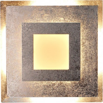 Indoor wall light 18W Square Shape 32×32 cm. Dining room, bedroom and lobby. Design Style. Metal casting. Golden Color