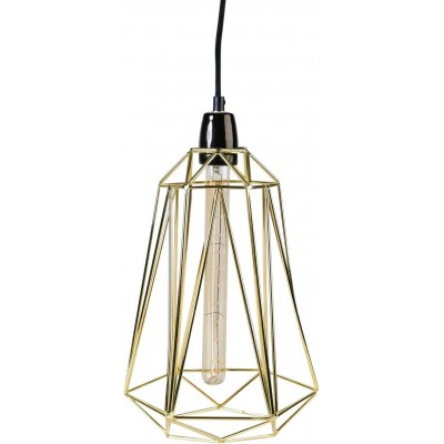 79,95 € Free Shipping | Hanging lamp 39×21 cm. Living room, bedroom and lobby. Retro Style. Metal casting. Golden Color
