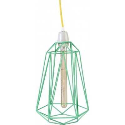 Lampe à suspension 39×21 cm. Salle, salle à manger et hall. Style rétro. Métal. Couleur vert