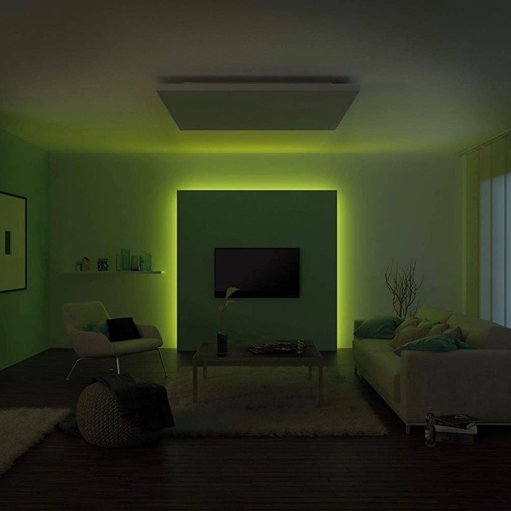 141,95 € Envoi gratuit | Bande LED et tuyau 40W LED 300 cm. 3 mètres. Bande LED avec télécommande Pmma. Couleur argent