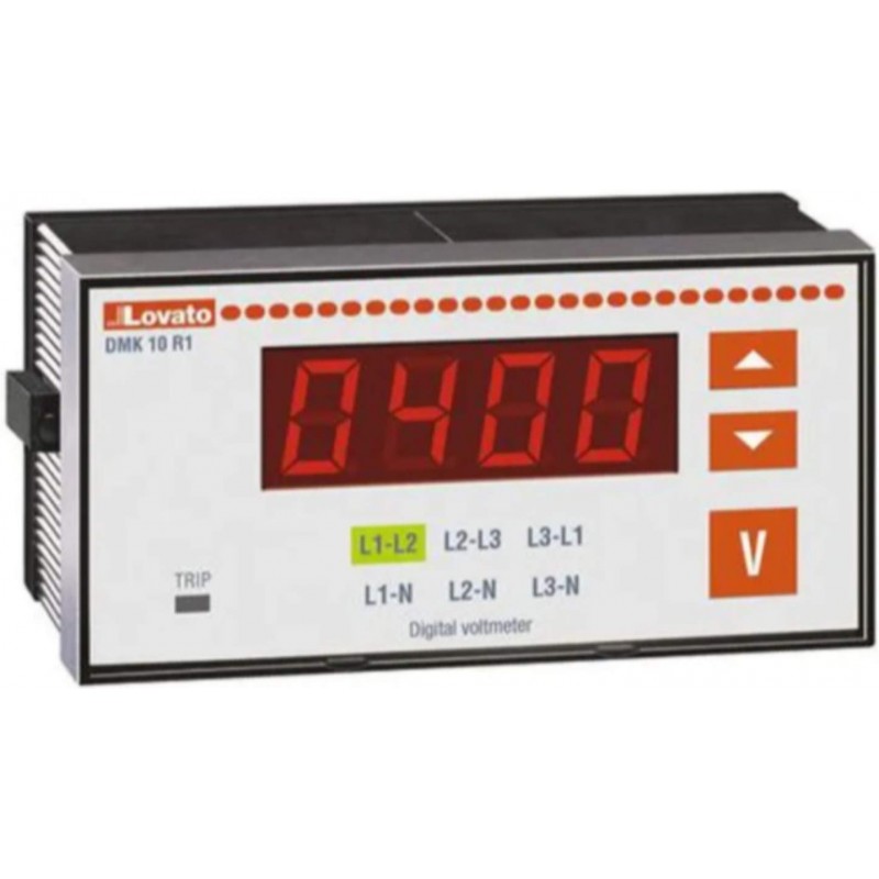 446,95 € Free Shipping | Lighting fixtures Rectangular Shape 11×9 cm. Three-phase voltmeter meter with programmable output relay Living room, dining room and bedroom. Industrial Style. White Color