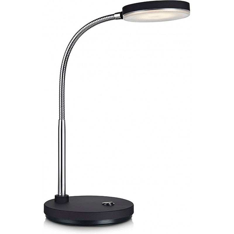 99,95 € Free Shipping | Desk lamp 5W Round Shape Living room, dining room and bedroom. Modern Style. Metal casting. Black Color