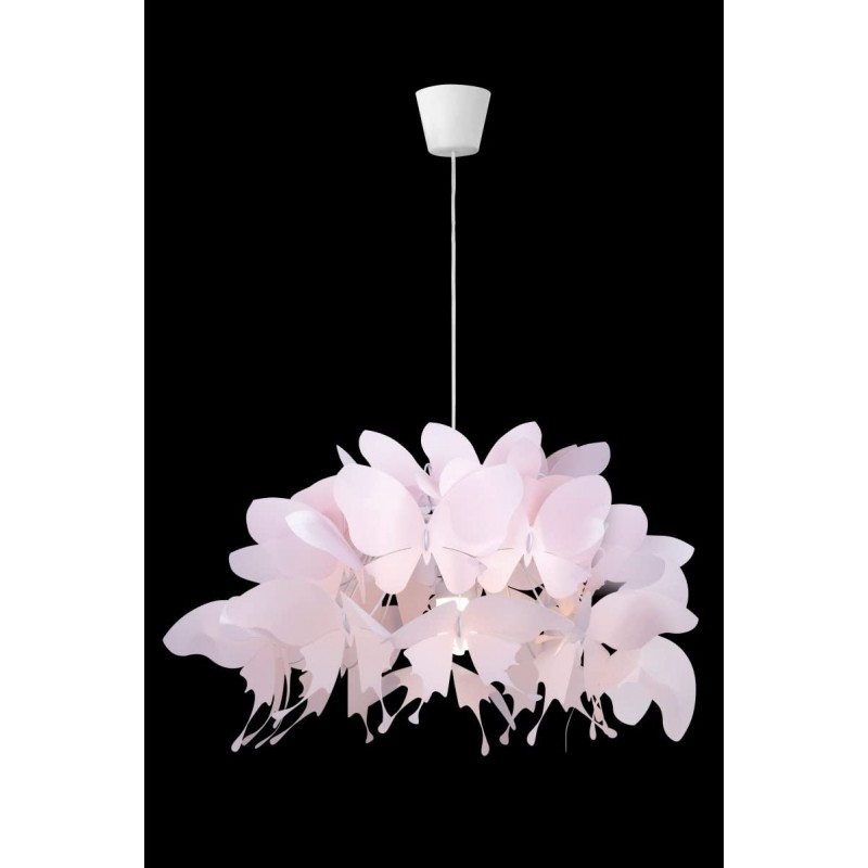 103,95 € Free Shipping | Hanging lamp 60W Round Shape 115×50 cm. Living room, dining room and bedroom. PMMA. Rose Color
