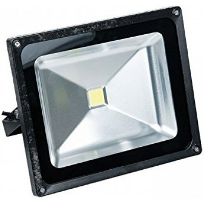 272,95 € Free Shipping | Flood and spotlight Square Shape 35×25 cm. LED Terrace, garden and public space. Black Color