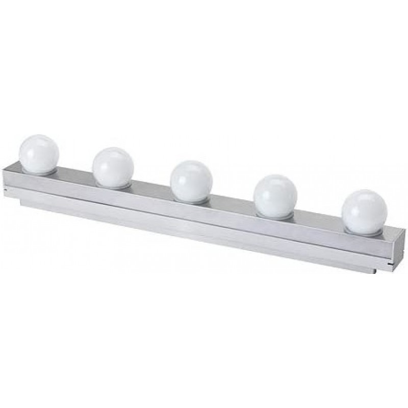 153,95 € Free Shipping | Indoor wall light 5W 60×11 cm. 5 LED spotlights Stainless steel. White Color