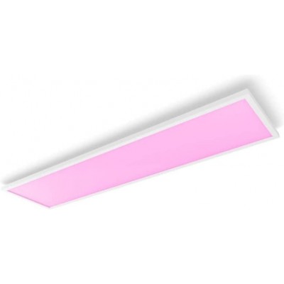 LED panel Philips 60W 120×30 cm. LED. Alexa and Google Home Pmma and metal casting. White Color