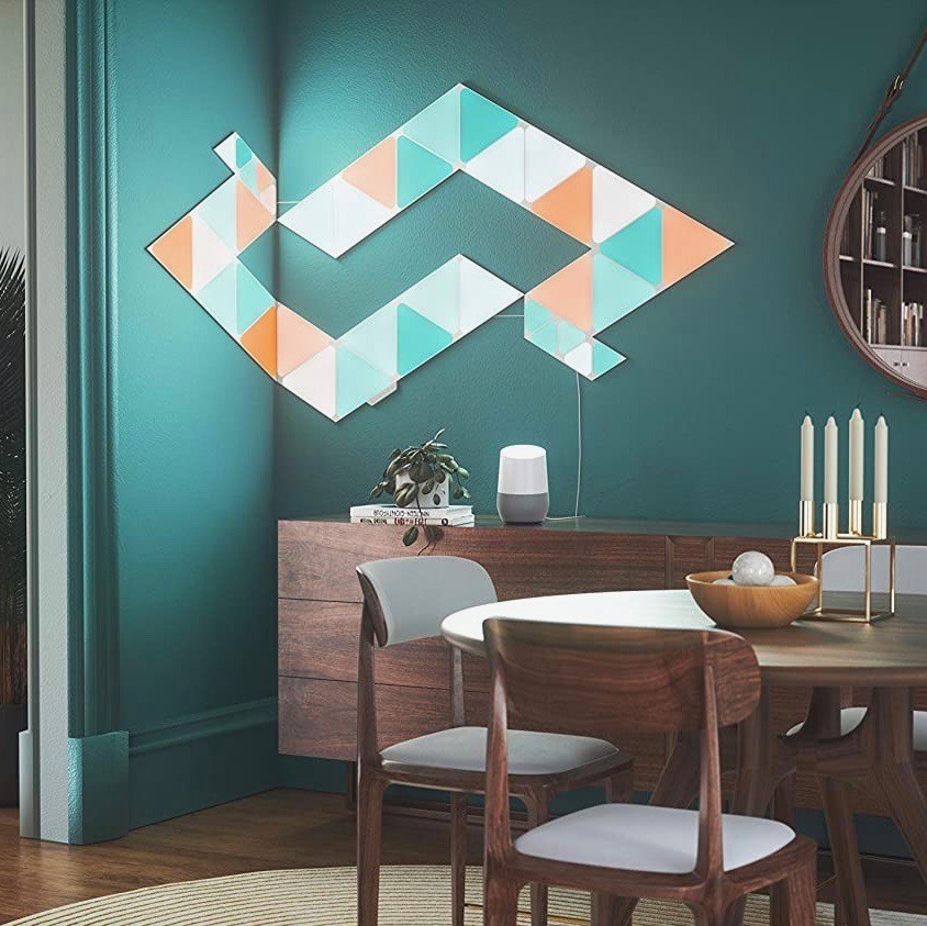 366,95 € Envío gratis | Caja de 15 unidades Iluminación decorativa 25×24 cm. Paneles luminosos de varios colores Metal